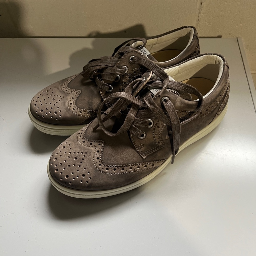 Men's Ecco Brown Golf Shoes